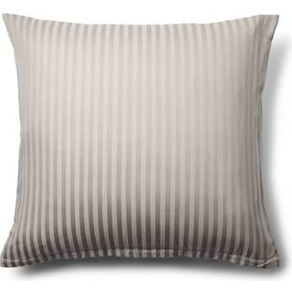 Pudebetræk 60x63 cm - 100% Bomuldssatin - Sand ensfarvet hovedpudebetræk - Borg Living