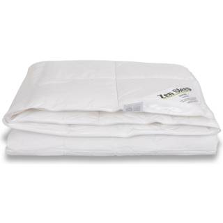 Sommer dobbeltdyne 240x220 cm - Allergivenlig dyne med bløde luftige fiberdun - Sval fiberdyne - Zen Sleep