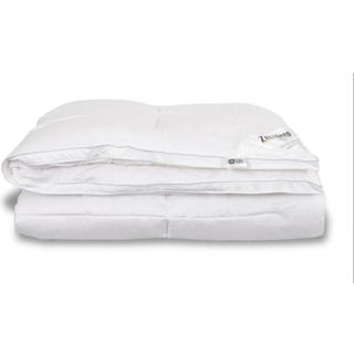 Helårs dobbeltdyne 200x200 cm - Allergivenlig dyne med bløde fiberdun - Fiberdyne fra Zen Sleep