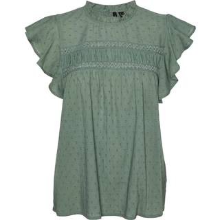 VERO MODA dame bluse VMTRINE - Hedge Green - M
