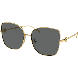 Tory Burch TY6106D Asian Fit 334387 60 Solbriller Kvinder Guld - Shiny Gold - 60mm