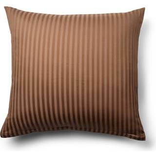 Pudebetræk 60x63 cm - 100% Bomuldssatin - Okker ensfarvet hovedpudebetræk - Borg Living