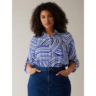 Evans Evans Curve Tab Sleeve Shirt