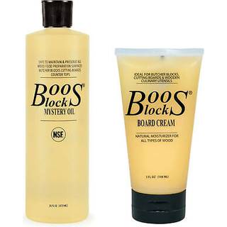 Boos Blocks Wood Care Pflegeset mit Mystery Oil & Board Cream - Transparent