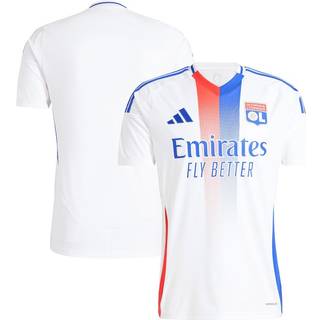 Olympique Lyonnais 24/25 Kids hjemmebanetrøje - White - 152