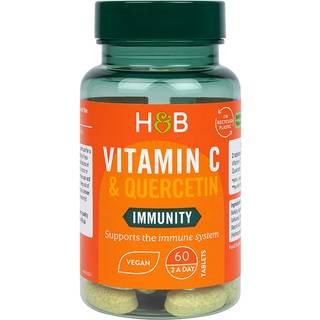 Holland & Barrett - Vitamin C og Quercetin - 60 tabletter