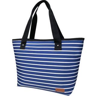 Yuzerfortalbe stor k?ligere taske isoleret bl? 30Can 18l l?kagesikker bl?de k?lere isoleret taske genanvendelig k?bmandstaske frokostboks frokost