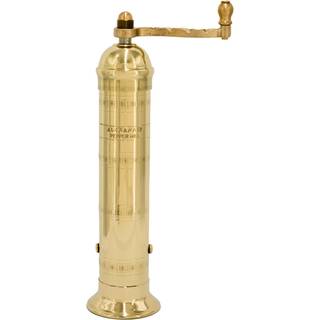 Alexander hjem den originale græske peberfabrik 9 tommer høj | European Pepper Mill Grinder med krumtaphåndtag | Manuel peberslibesnor | Pepperco