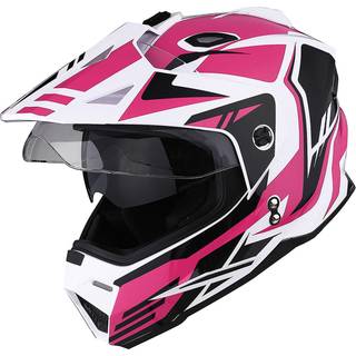 1Storm Dual Sport Motorcykel Motocross Off Road Full Face Hjelm Dual Visir