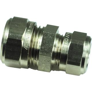 Gelia 3006111322 Klemringskobling lige, kobber-kobber, reduceret, messing 15 x 10 mm