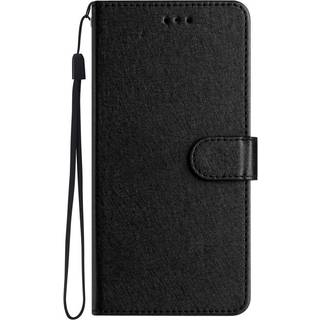 Samsung Galaxy A15 (5G) / A15 Læder Flip Cover m. Pung og Strop - Sort