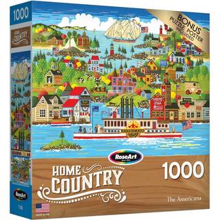 Roseart - hjemland - Americana - 1000 stykker puslespil for voksne