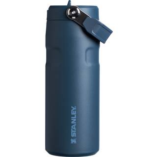 Stanley IceFlow Flip Straw 2.0 Vandflaske 16 oz | Indbygget halm med st?rre ?bning | Letv?gt og l?kagebestandig | Isoleret rustfrit st?l | BPA-fr