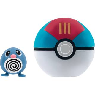 Pokemon Clip N Go Poliwag with lure ball