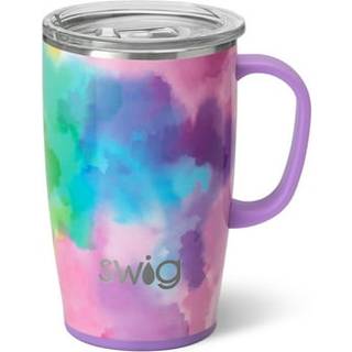 Swig Life 18oz rejse krus Isoleret tumbler med håndtag og låg rejse kaffekus kopholder Venlig rejse krus rustfrit stål 18 oz tumbler genanvendeli