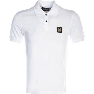 Belstaff Classic Short Sleeve Polo Shirt in White I Belstaff I Norton Barrie - 3XL