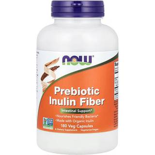 NOW Foods – Prebiotisk Inulin Fiber 180 Veg Kapsler