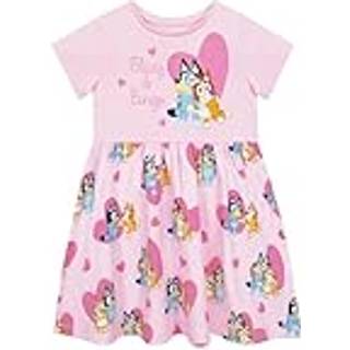 Character Character Pink 100% Cotton Bluey Dress - 104-110cm (4-5 Years)