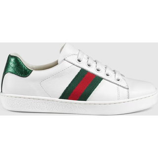 Gucci Kids Ace leather sneakers - white - EU 33
