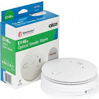 Røgalarm 230v, 9v backup. ei-146e