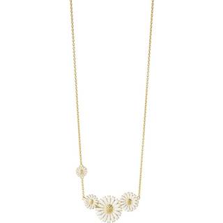 Georg Jensen øreringe, sterlingsølv belagt med 18 kt. guld