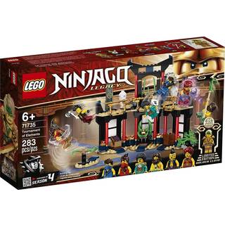 Lego Ninjago Legacy Tournament of Elements 71735 Temple Toy Building Set med Ninja Minifigures Ny 2021 (283 stykker)