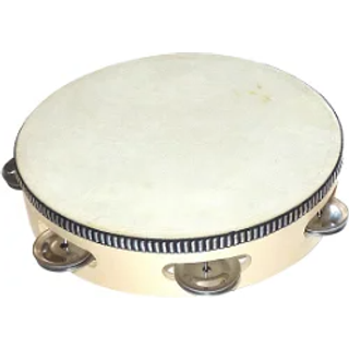 Tamburin m. skind 15cm
