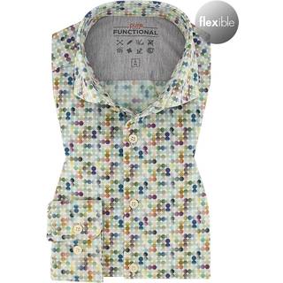 PURE Herren Hemd mehrfarbig gemustert