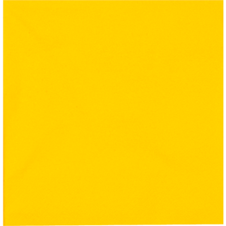 Gastro middagsserviet 3-lags 1/4 fold 40x40cm nyfiber gul