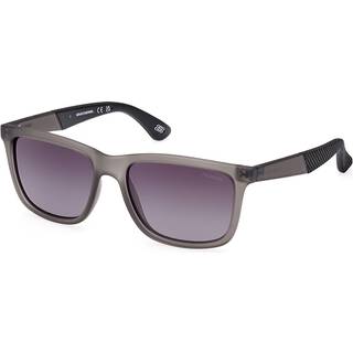 Skechers SE6221 Polarized 20D 54 Solbriller Mænd Grå - Frosted Dark Grey - 54mm