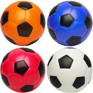 Kiddie leges?t med 4 bolde til sm?b?rn 1-3 ?r 4 """" Bl?d fodboldkugle til b?rn
