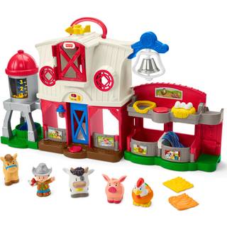 Fisher-Price Little People Toddler Learning Toy Pasning For Animals Farm Playset med smarte scener til foregive at lege b?rn i alderen 1+ ?r