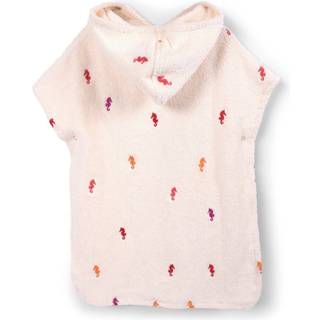 Filibabba Strandponcho med broderi GOTS - Søhest - 1 stk.