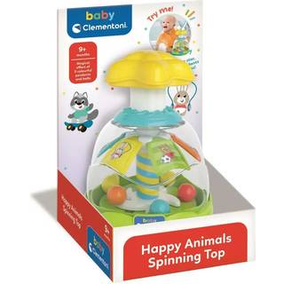 Clementoni Baby Happy Animals Snurretop