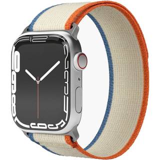 Vonmählen Apple Watch (38/40/SE/41/42mm) Trekking Loop Nylon Urrem - Hvid / Grøn
