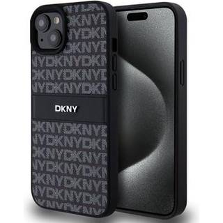 iPhone 15 Plus DKNY Repeat Pattern Tonal Stripe Cover - Sort