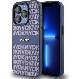 iPhone 15 Pro DKNY Repeat Pattern Tonal Stripe Cover - Pink