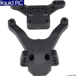 Team Associated - AE91875 - RC10B6 FT Top Plate and Ballstud Mount, carbon