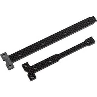 Team Associated - AE92365 - RC10B74.2 FT Carbon Fiber Stiff Chassis Brace Support Set, 2.5mm