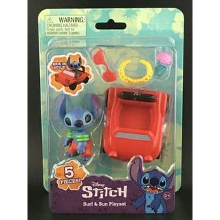 Disney Stitch figur 5 cm med tilbehør - flere varianter - assorteret (På lager i varehus)