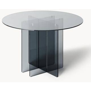 Rundt spisebord i glas Anouk, forskellige størrelser