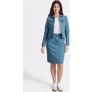 Fransa Denima Nederdel 2 Denim Lyseblå-36
