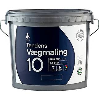 Tendens vægmaling silkemat 10 4.5 liter (På lager i varehus)