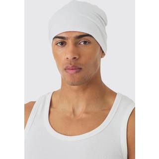 Mens Beanie In White