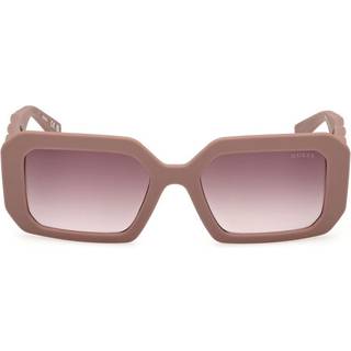 Guess Kvinde GU00110 58F Solbriller Injiceret Beige Brun Geometrisk Normal Skygge