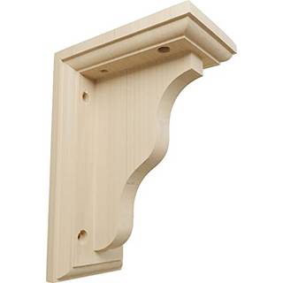 EKENA MILLWORK BKT03X05X07HARW HAMILTON Traditionella träfästen 3 """" W x 5 """" D x 7 """" H Rummiträ
