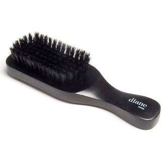 Diane 100% Boar Bristle Club Brush til b?lger og udj?vning - Fin til medium h?rdetangler for m?nd og kvinder skinner restaurat?r bl?d p? hovedbun