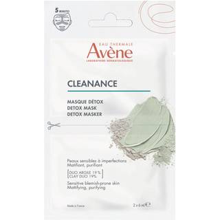 Avène Cleanance Detox Mask 2x6 ml