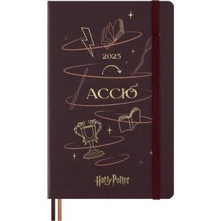 Moleskine Daily Planner Wizarding World Harry Potter stave Kollection ACCIO 12-Monats Linierter Tagesplaner Phosphoreszierender Fester Einband Gr