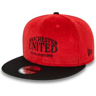 Manchester United FC Midcord Red 9FIFTY Snapback Cap newera adult unisex Red newera adult unisex Red newera adult unisex Red newera adult unisex Red n - S-M